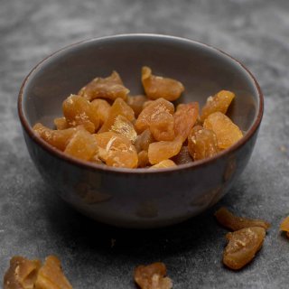 Ansicht für Ingwer getrocknet, ungeschwefelt mit Fruktose