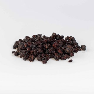 Schwarze bio Maulbeeren getrocknet, ungezuckert und ungeschwefelt 250g