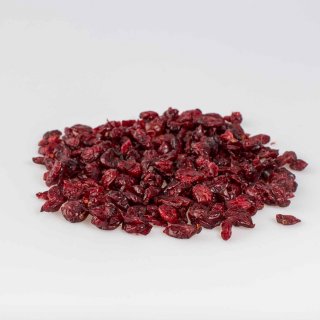 Cranberries getrocknet ohne Zucker mit Ananasdicksaft gesüsst 250g